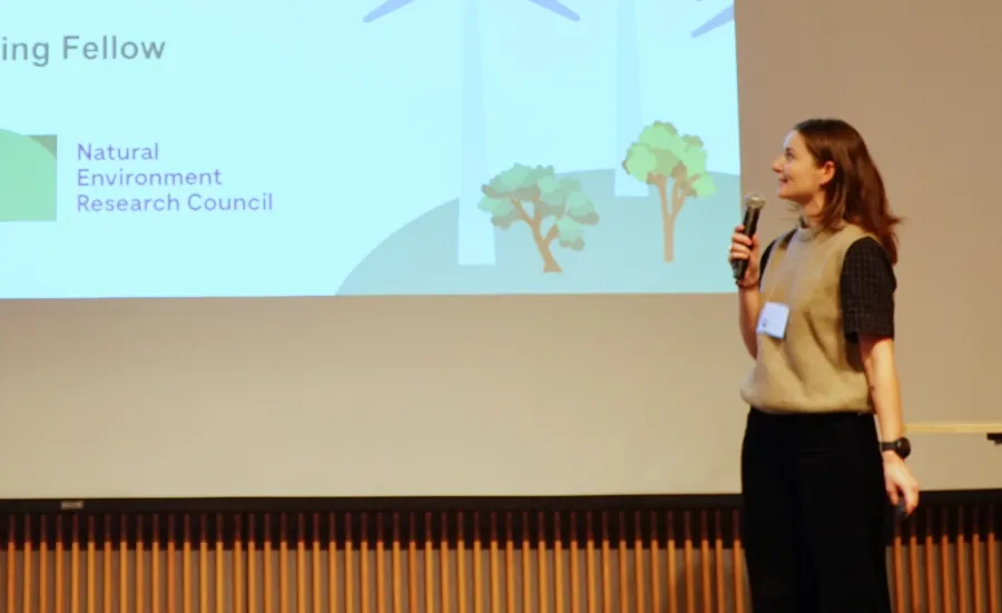 Emily Cole presenting