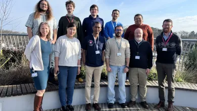 A group photo of the Genetics of inflamatory bowel disease team