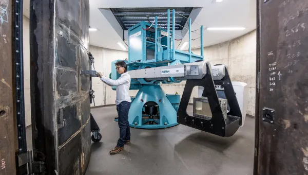 Centrifuge at the National Infrastructure Laboratory.