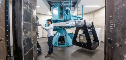 Centrifuge at the National Infrastructure Laboratory.