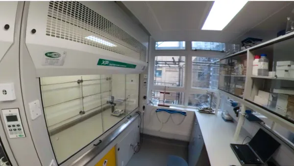 Organic geochemistry wet laboratory