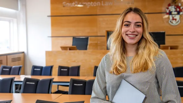 Caroline Jackson, a student in the University's School of Law
