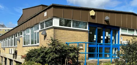 Exterior view of Aldermoor Health Centre