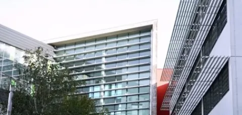 Exterior view of building 59 on Highfield Campus