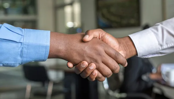 A handshake