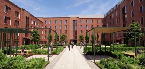 External view of the Wessex courtyard