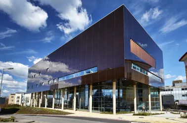 An external view of the centre for cancer immunology, based at Southampton General Hospital.