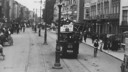 Still from ‘Tram Journey through Southampton’, 1900 (BFI) 