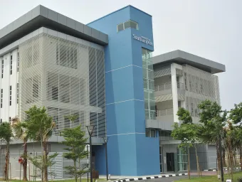 Exterior view of Malaysia Campus main building. 