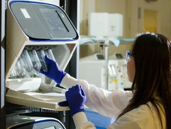 Scientist in laboratory