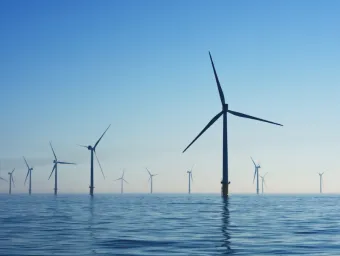 Wind turbines in the North Sea