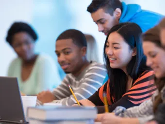 Students in a lecture