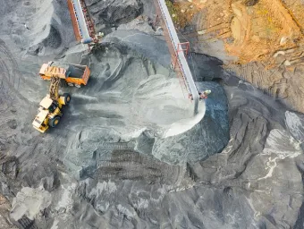 Overhead image of mine