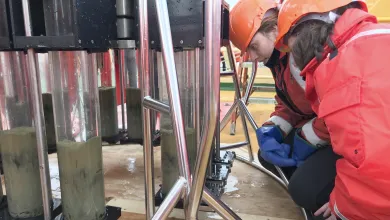 On deck in the Southern Ocean 