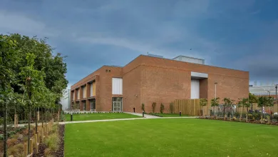 The exterior of the new Jubilee Sport and Recreation Centre extension