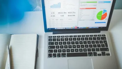 Gray and Black Laptop Computer