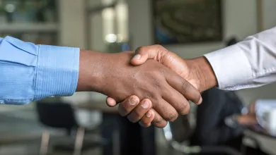 A handshake