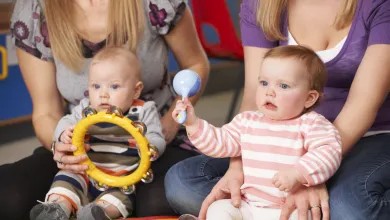 Early Years Centre children playing with toys