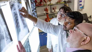 Researchers examine x-rays
