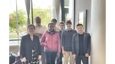 Group image of VibSim team
