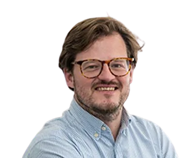 A cut-out image of Doctor Alun Gibbs