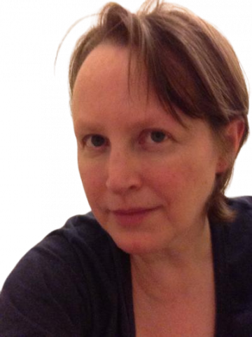 A cut-out image of Professor Sarah Pearce