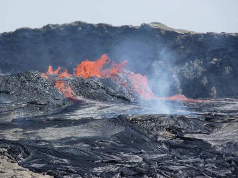 eruption of Erta Ale volcano in Ethopia