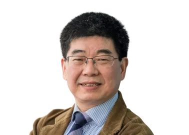 Head and shoulders cutout image of Professor George Chen