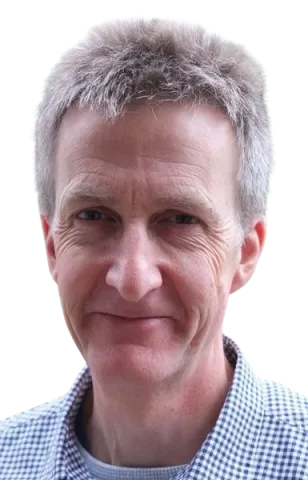 Head and shoulders cutout image of Professor Simon Fraser