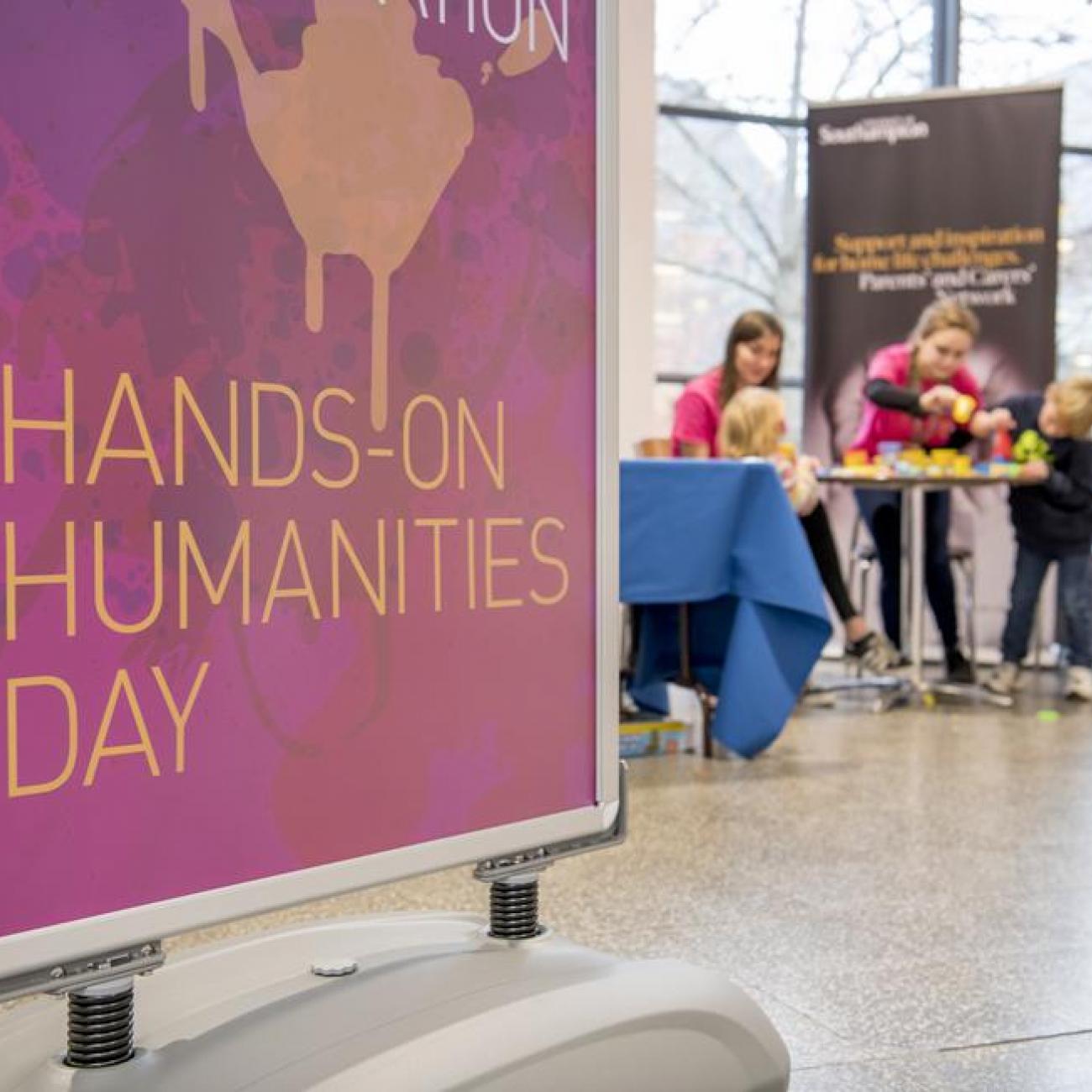 The Hands On Humanities event.
