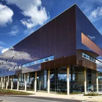 An external view of the centre for cancer immunology, based at Southampton General Hospital.