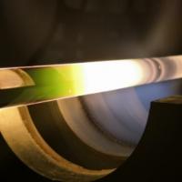 Rare-earth doped silica fibre fabrication using vapor phase deposition technique 