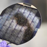 Silicon wafers with a pattern on surface