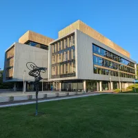 An exterior view of Southampton Business School on the University of Southampton's Boldrewood Innovation Campus.
