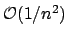 $ \mathcal{O}(1/n^2)$