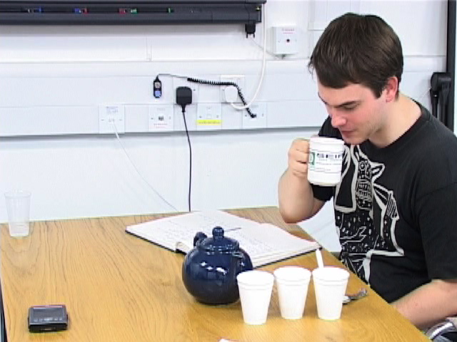 evaluating reaction by smell