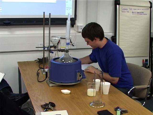recording tea, with chemistry kit set p