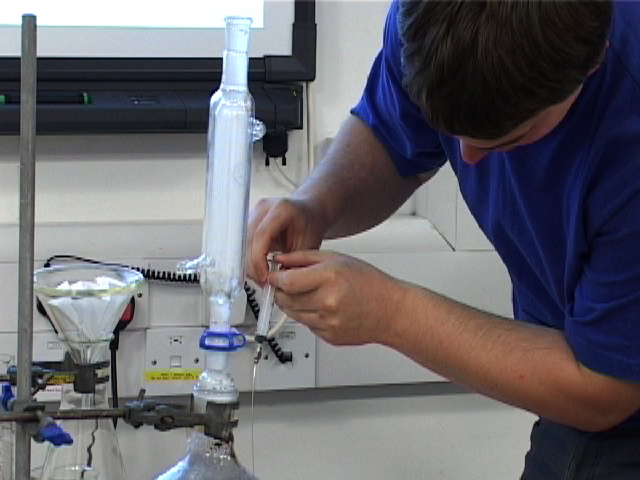 sampling tea  -syringe extration
